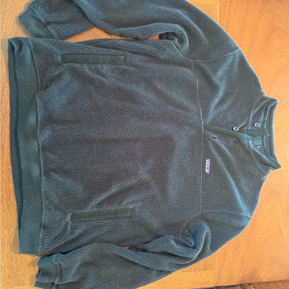 Patagonia Teal Fleece Pullover